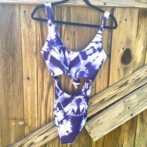 ZAFUL cut-out tie-dye swimsuit